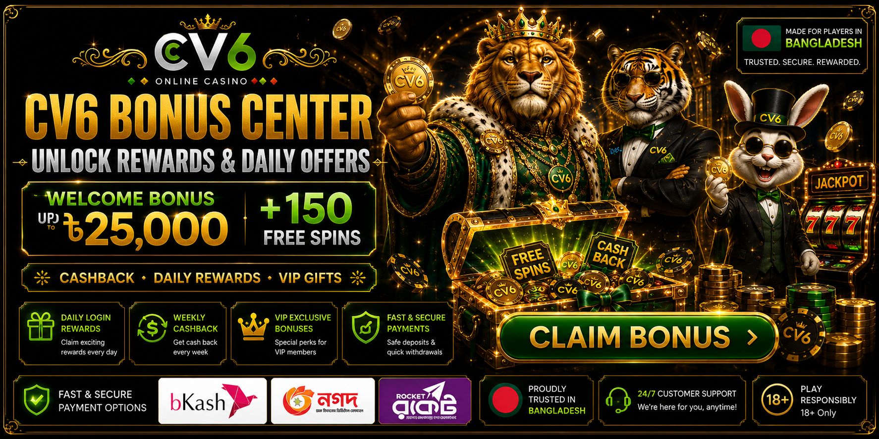 CV6 Bonus Banner